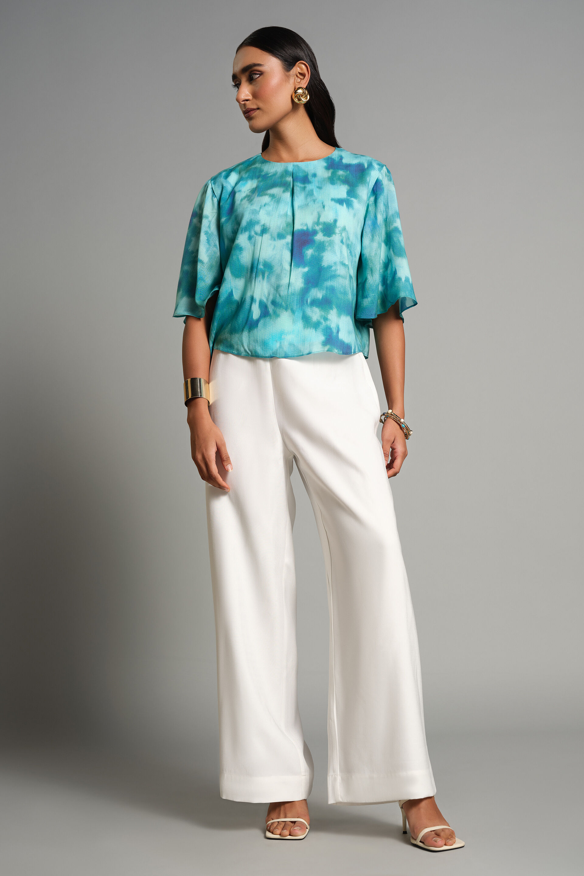 Blue Rhythm Top, Blue, image 2